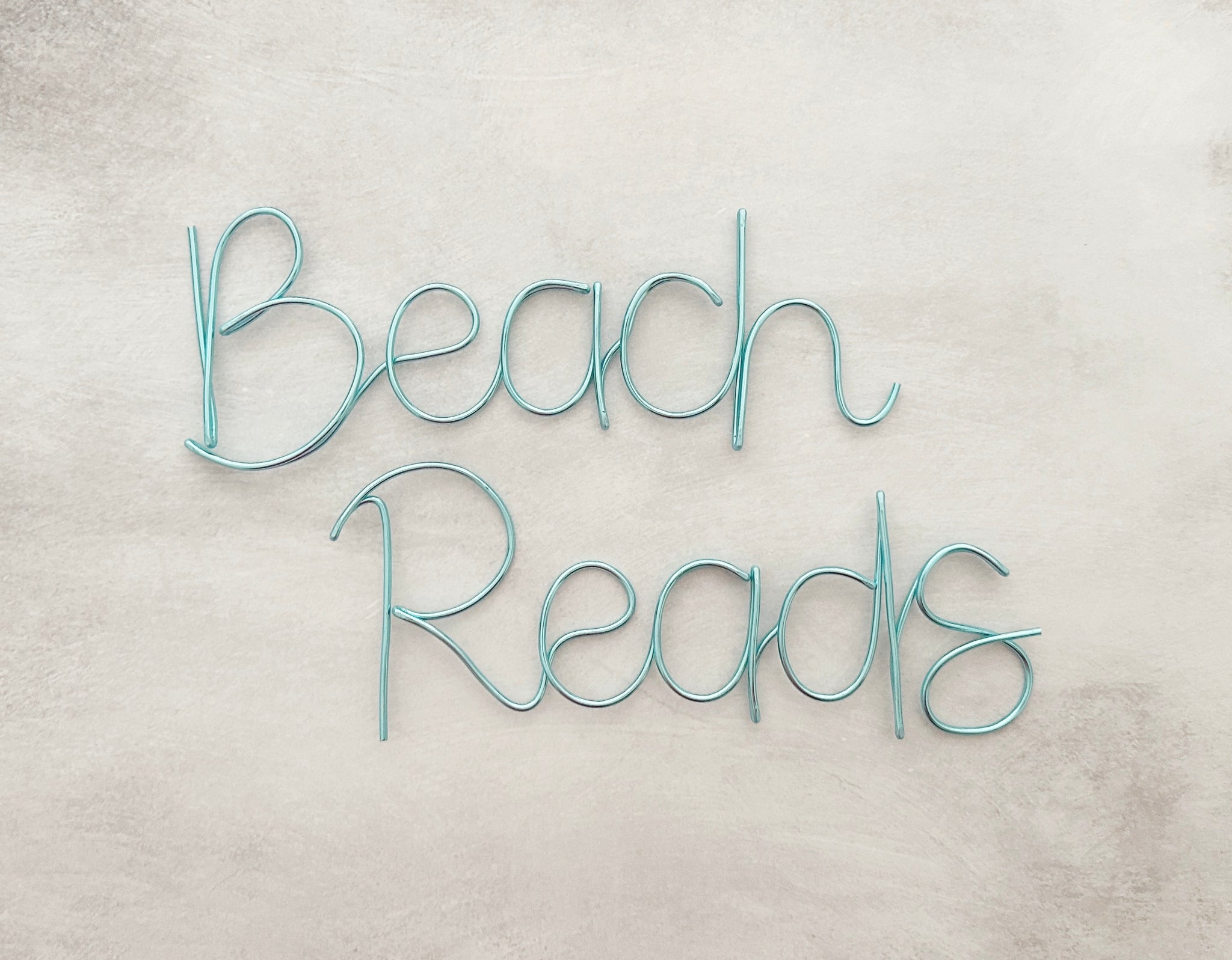 Malibu Font Custom Wire Words
