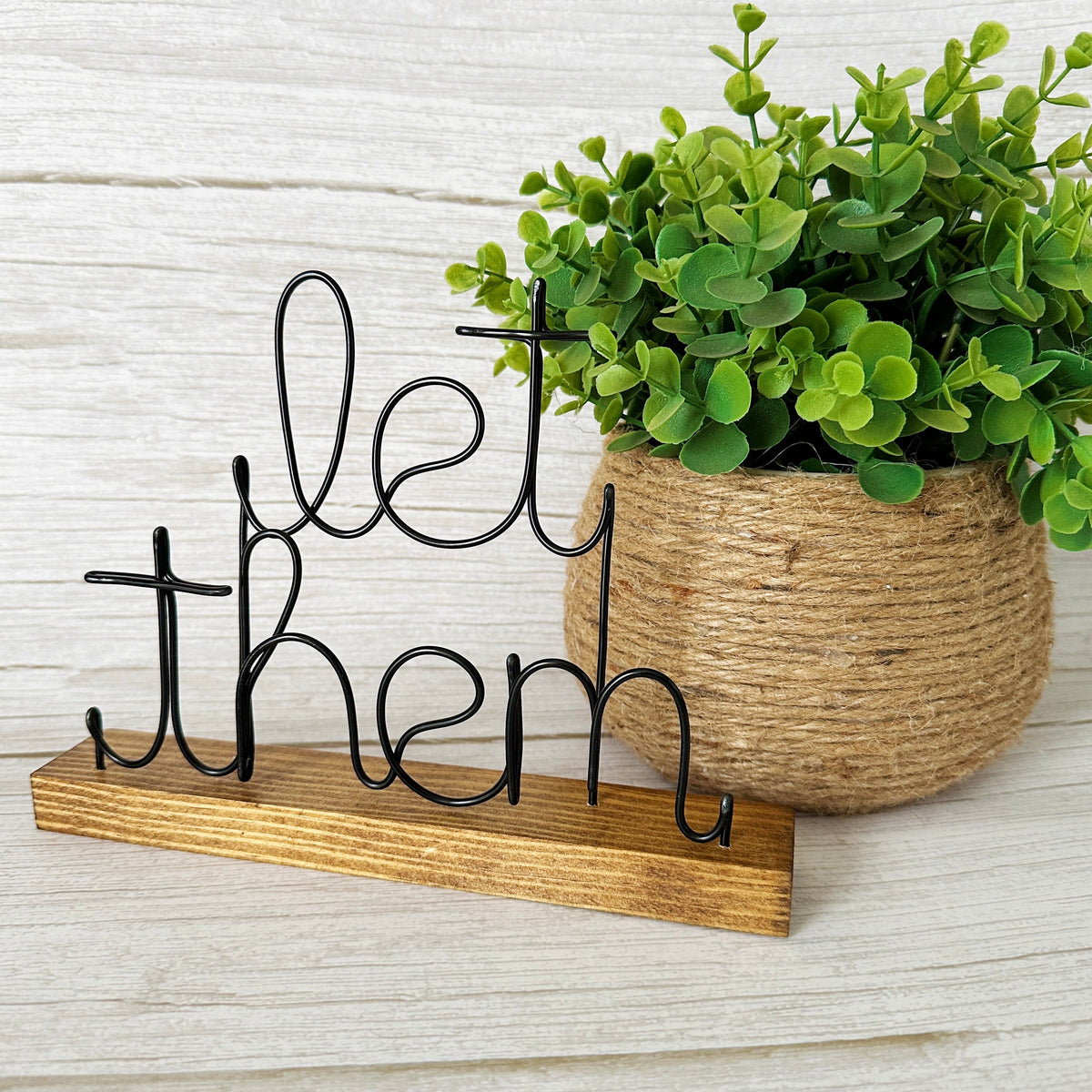Let Them Shelf Sign