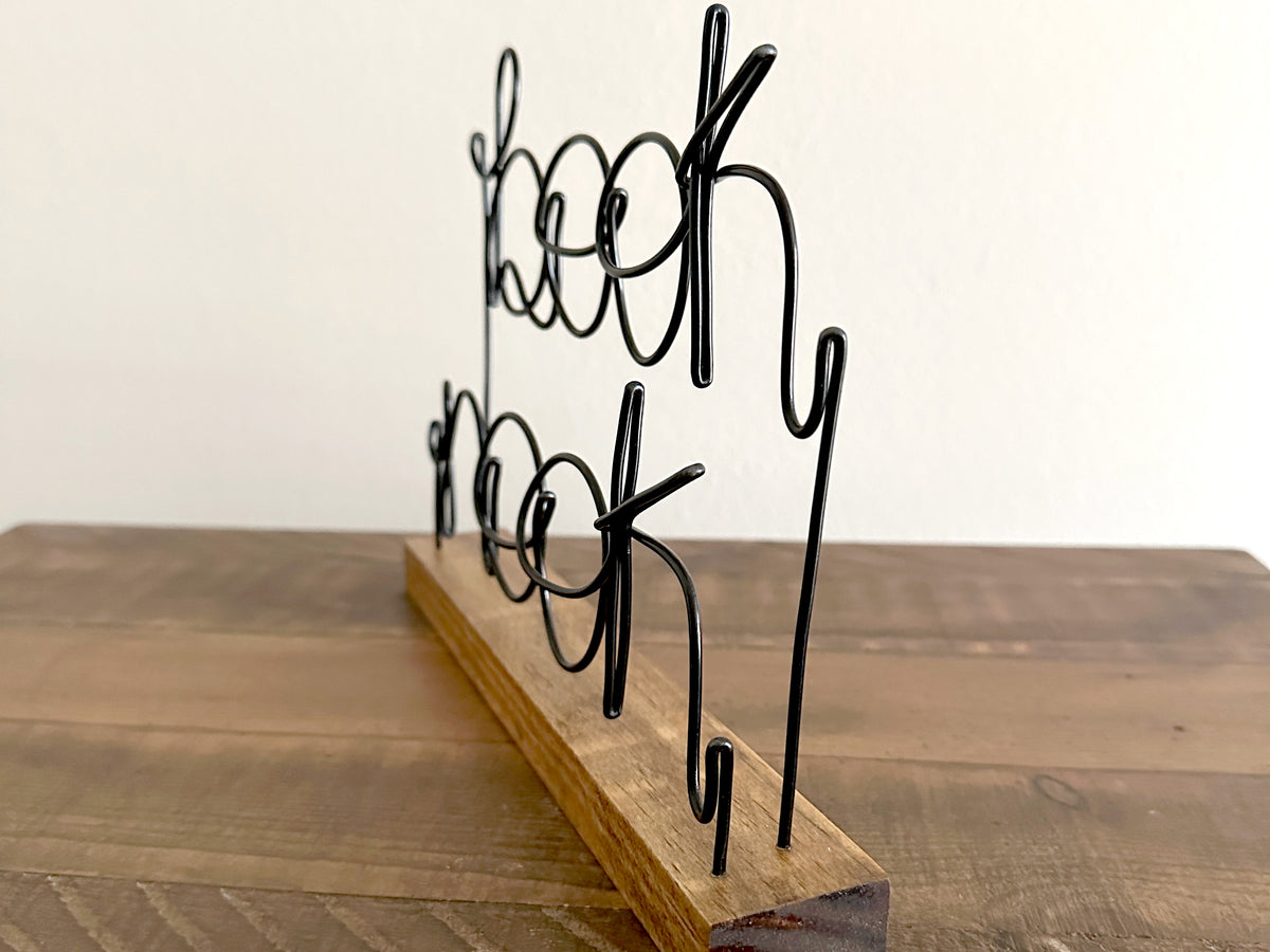 Book Nook Shelf Sign