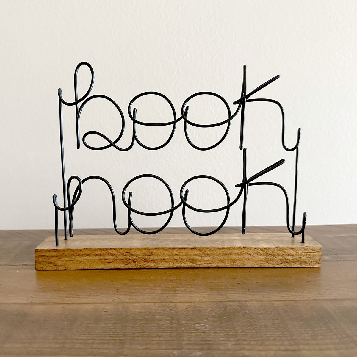 Book Nook Shelf Sign