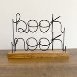 Book Nook Shelf Sign