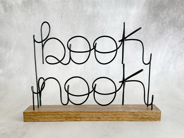 Book Nook Shelf Sign