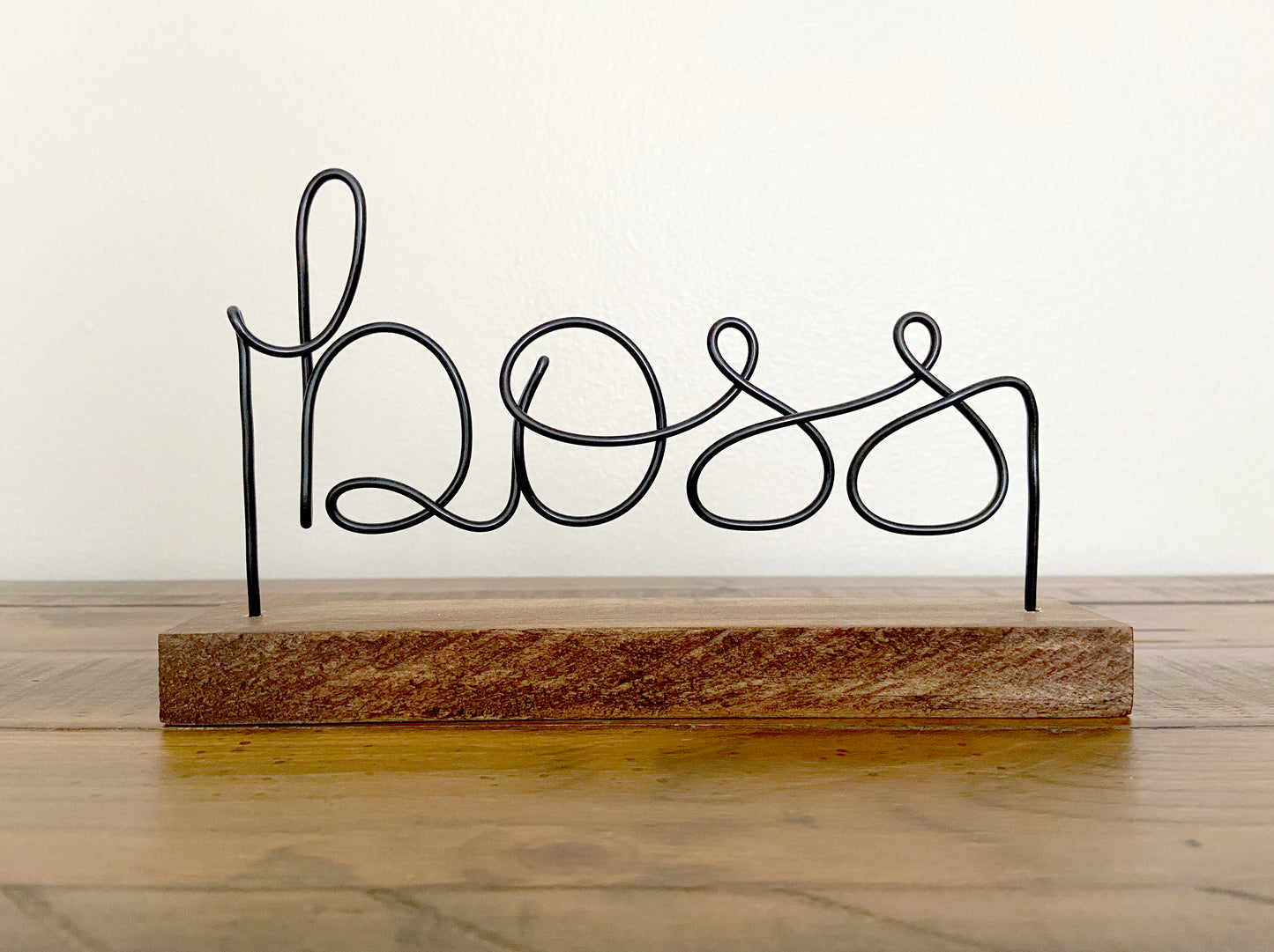 Boss Shelf Sign
