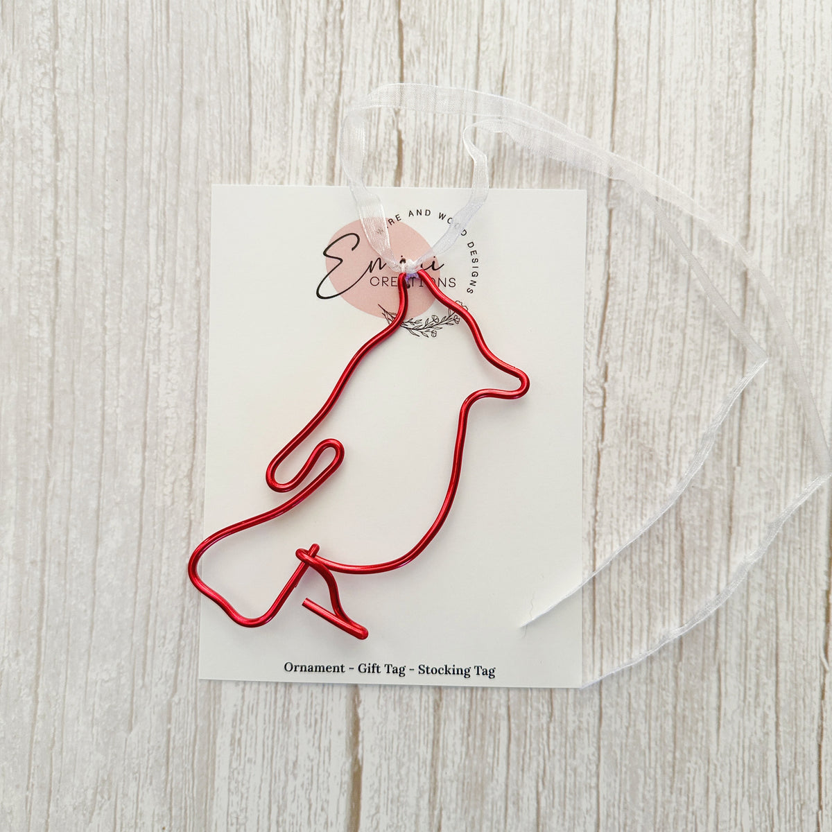 Cardinal Wire Ornament - Memorial Keepsake