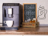 Wire Coffee Cup Sign with Heart - Handmade Metal Coffee Bar Decor