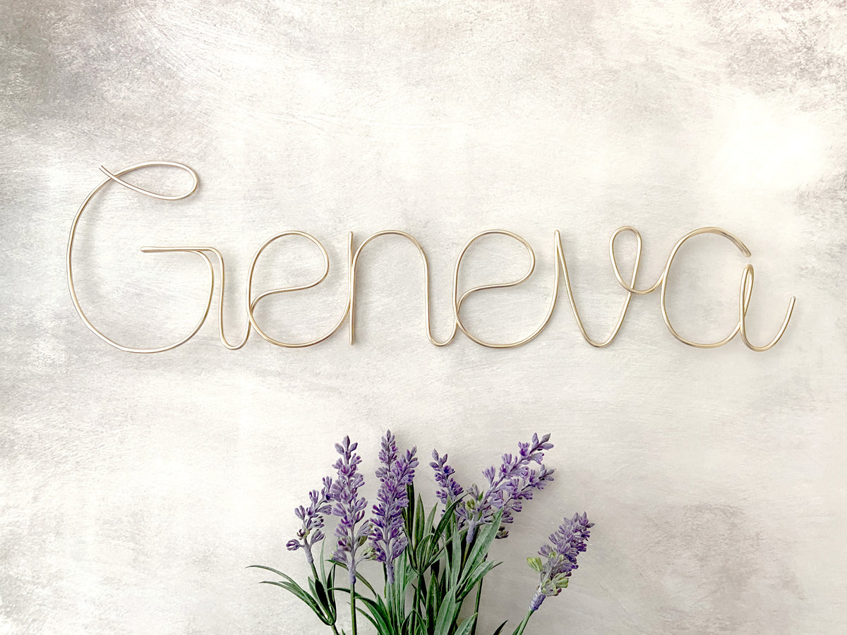 Custom Wire Words
