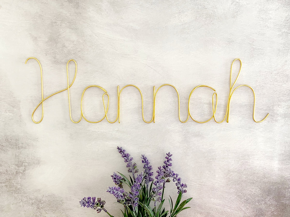 Custom Wire Words