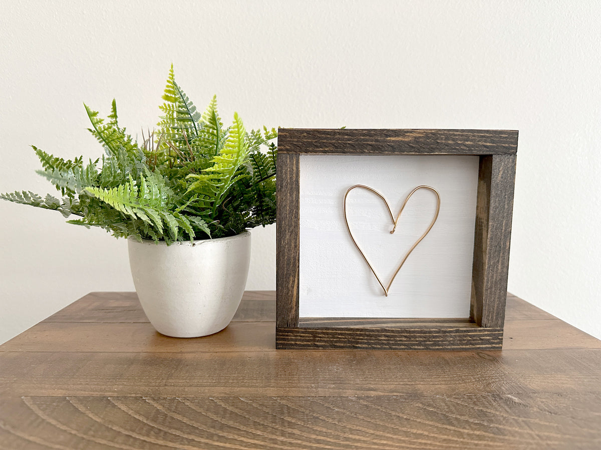 Custom Family Hearts Sign