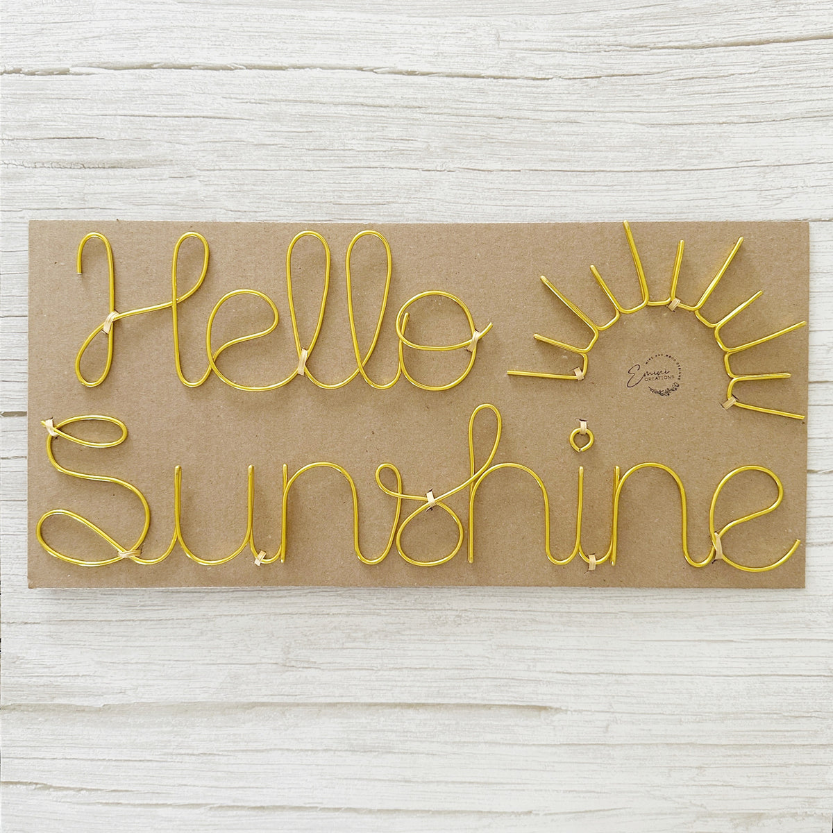 Hello Sunshine Wire Sign
