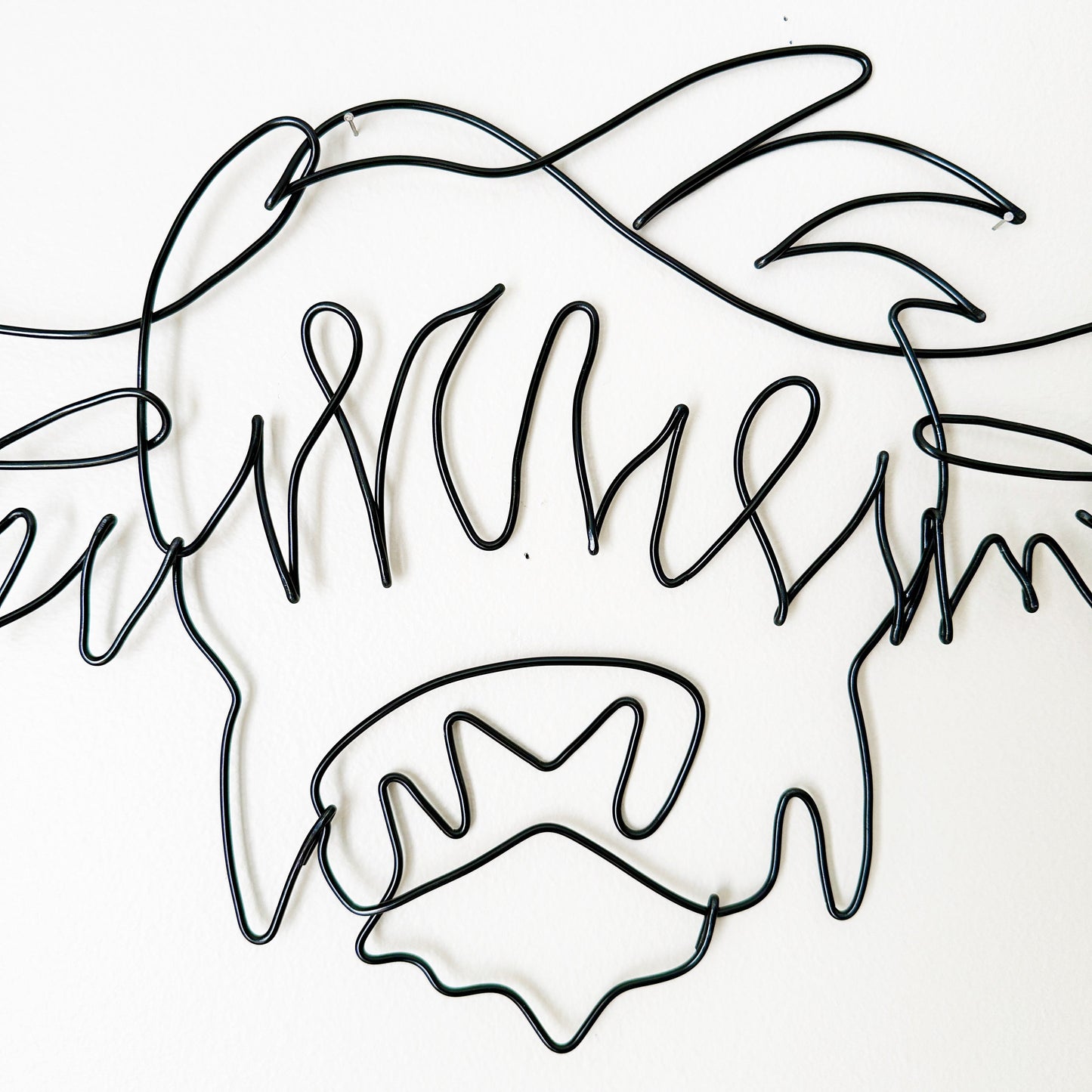 Highland Cow Wire Wall Art