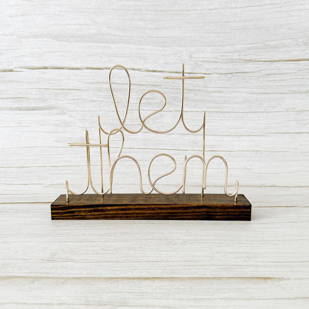 Let Them Shelf Sign