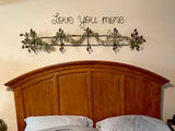Love You More Wire Art