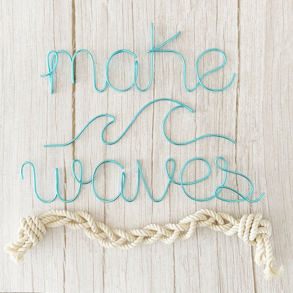 Make Waves Beach Wall Decor