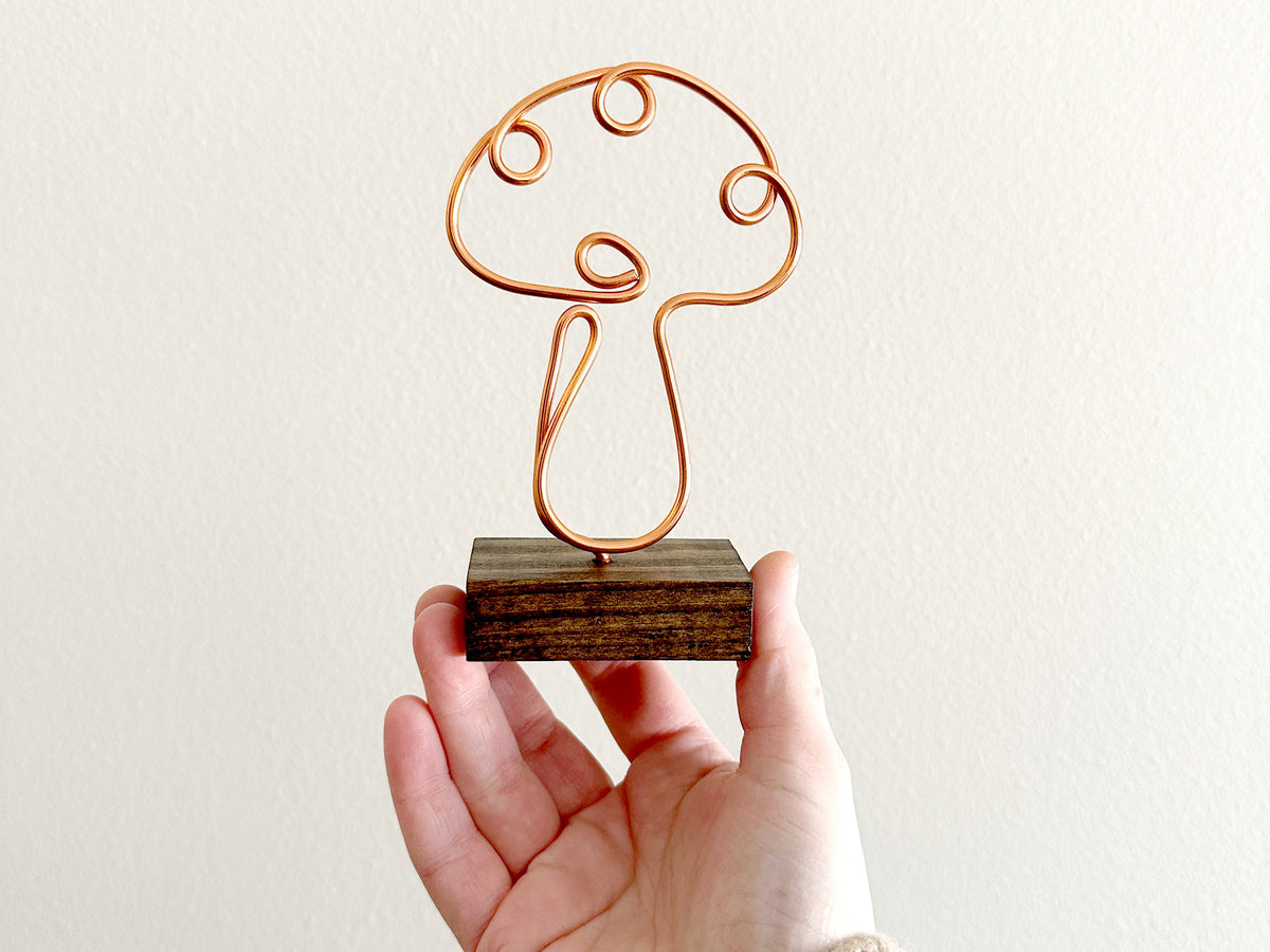 Mushroom Shelf Sign