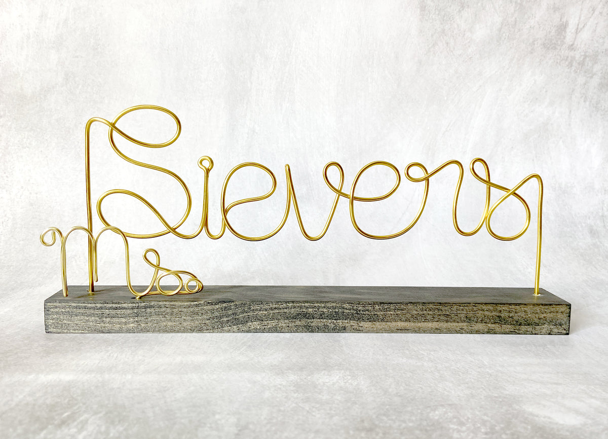 Personalized Name Plate
