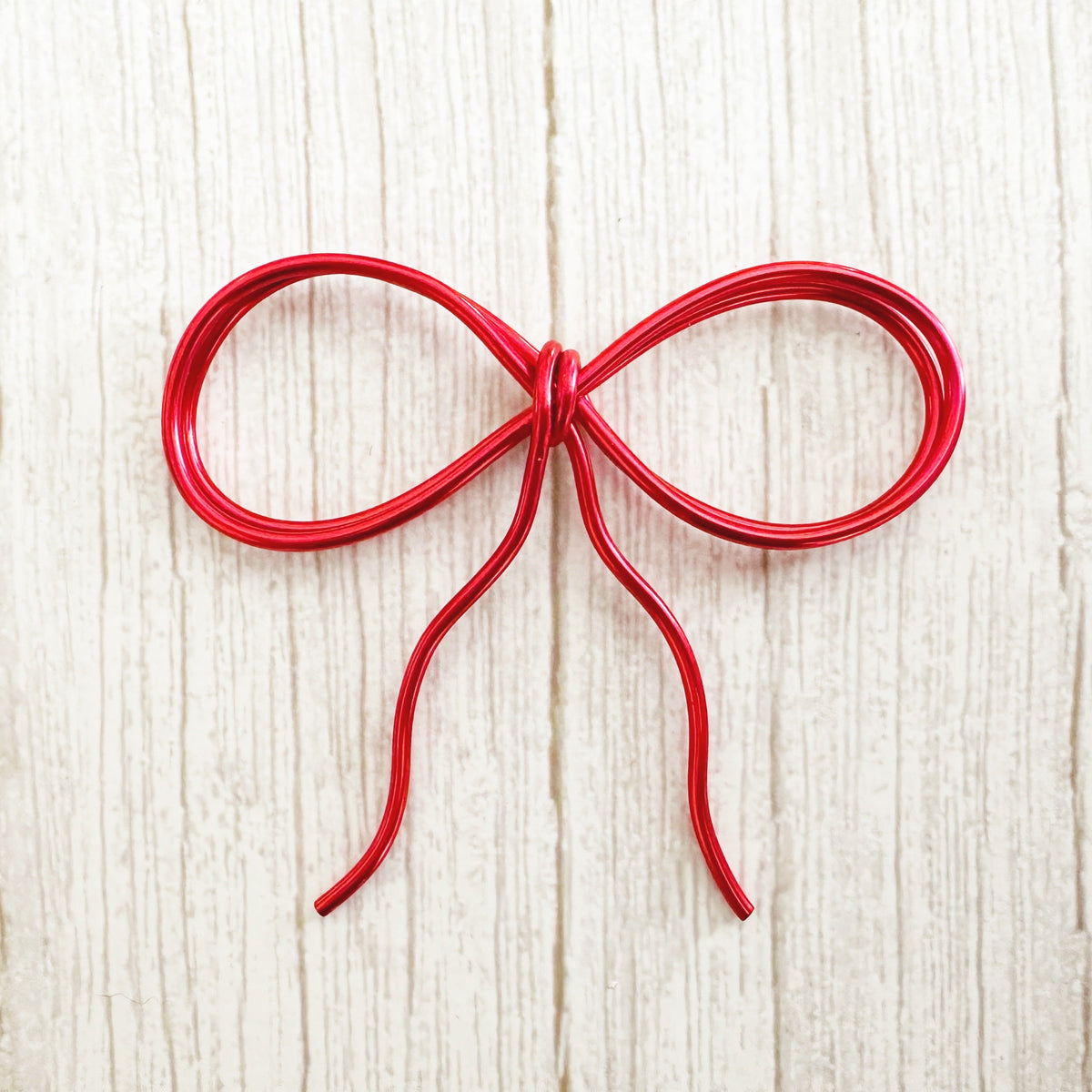 Bow Wire Ornament - Holiday Tree Decor