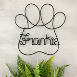 Paw Print Name Sign