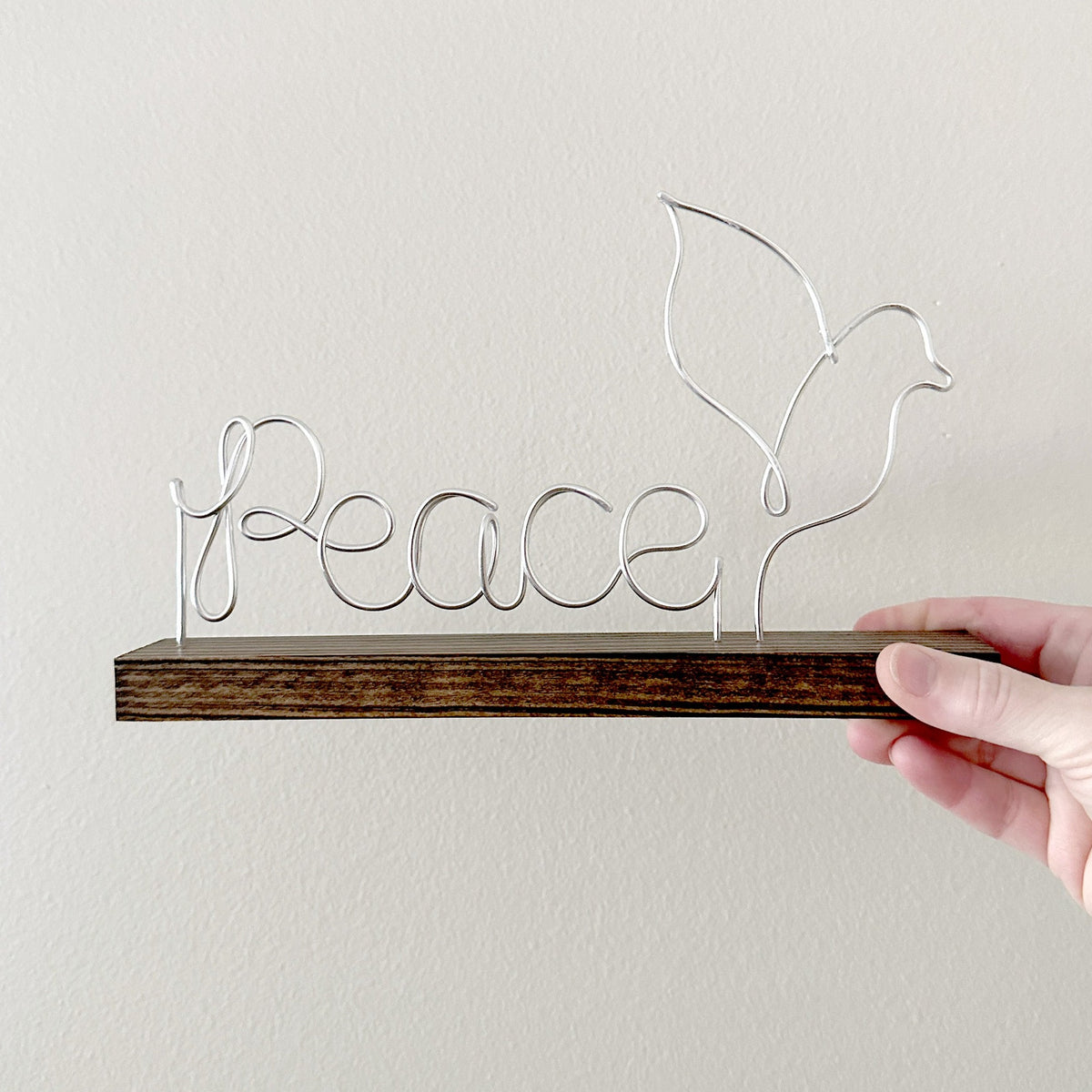 Peace Dove Shelf Sign