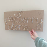 Malibu Font Custom Wire Words