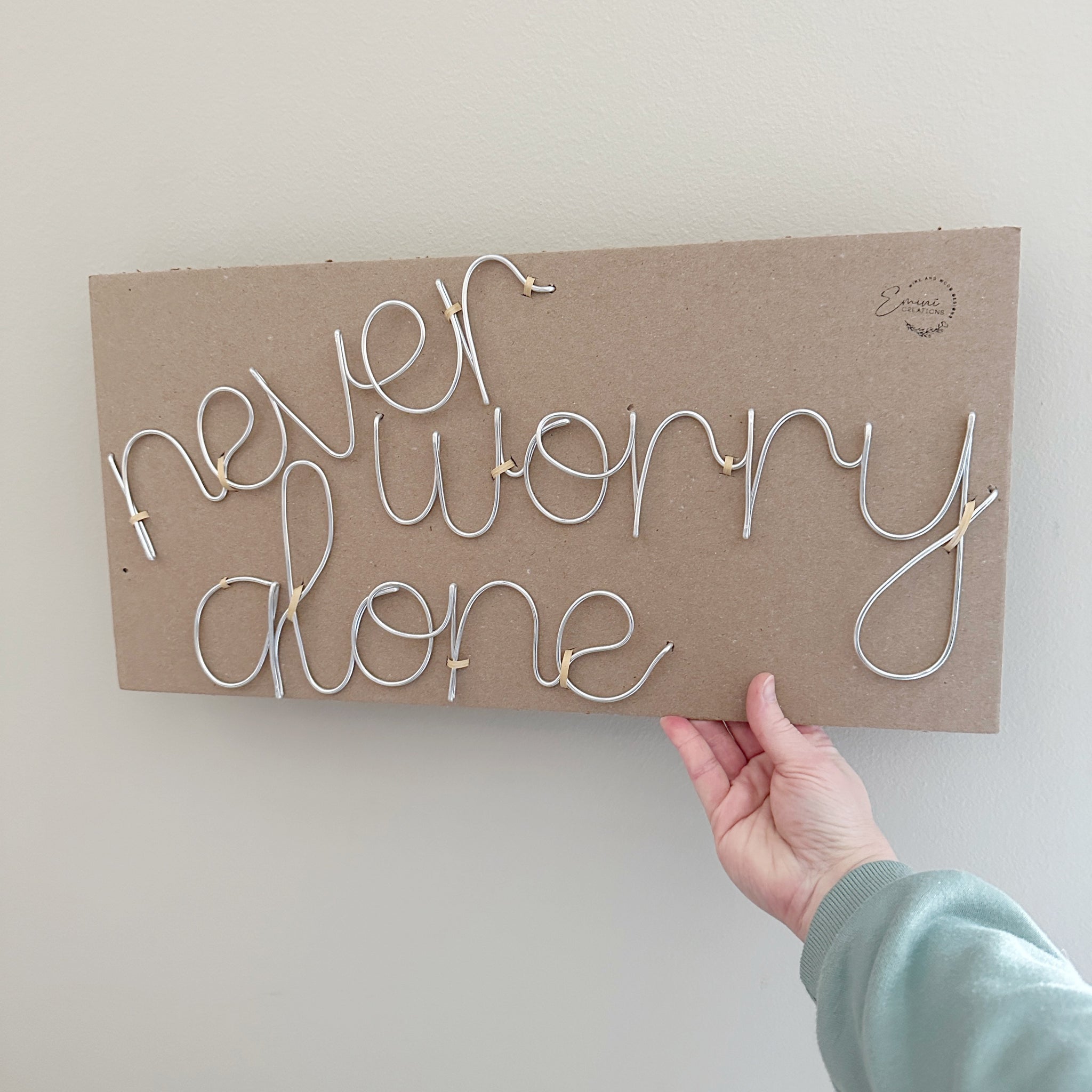 Malibu Font Custom Wire Words