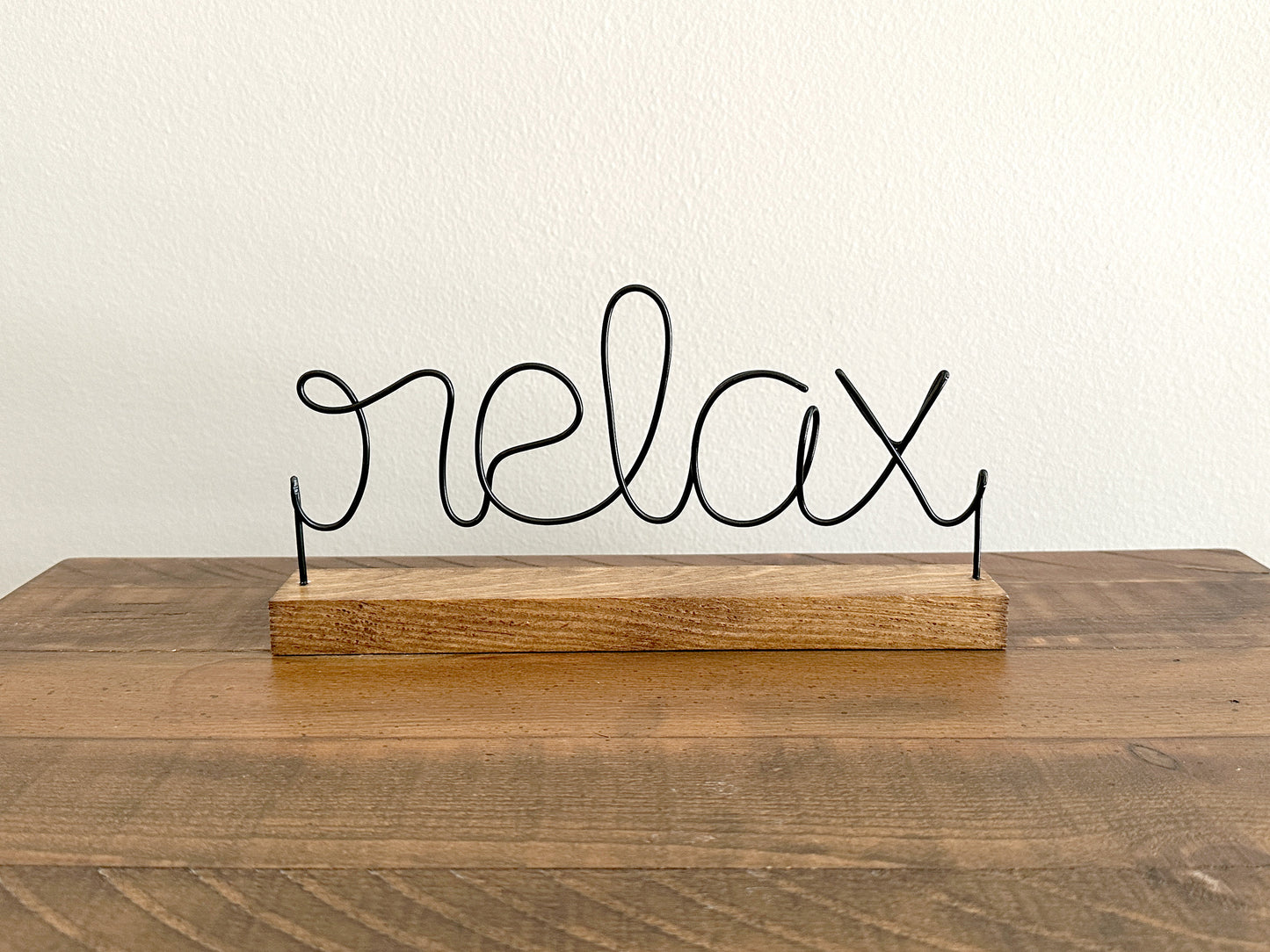 Relax Shelf Sign