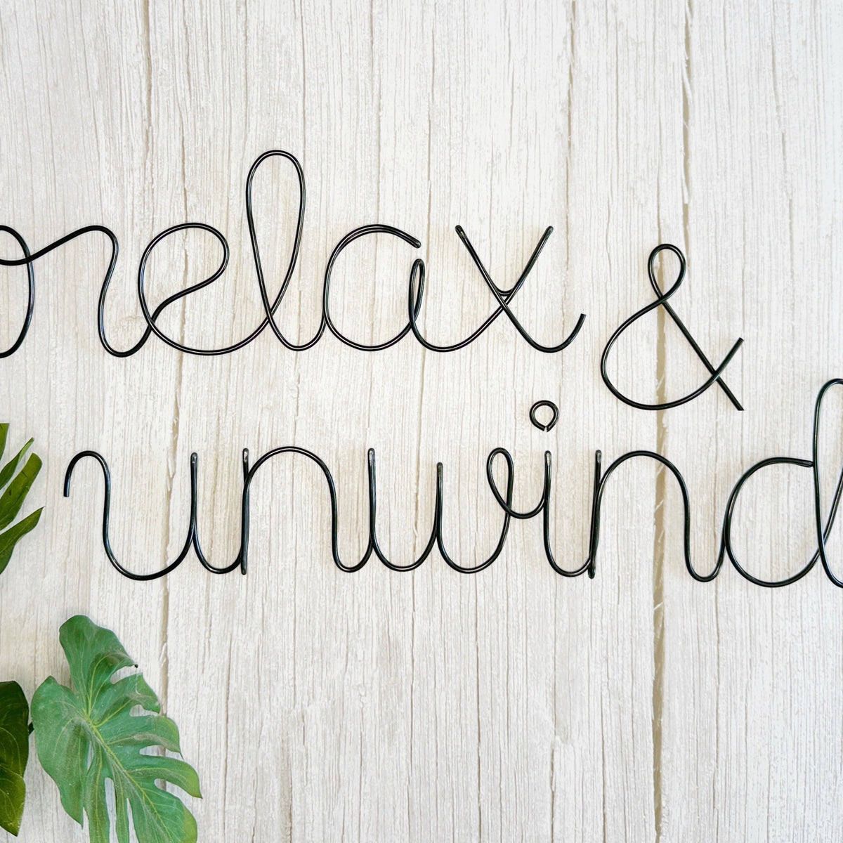 Emini Creations Relax and Unwind Wall Sign