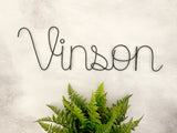 Custom Wire Words