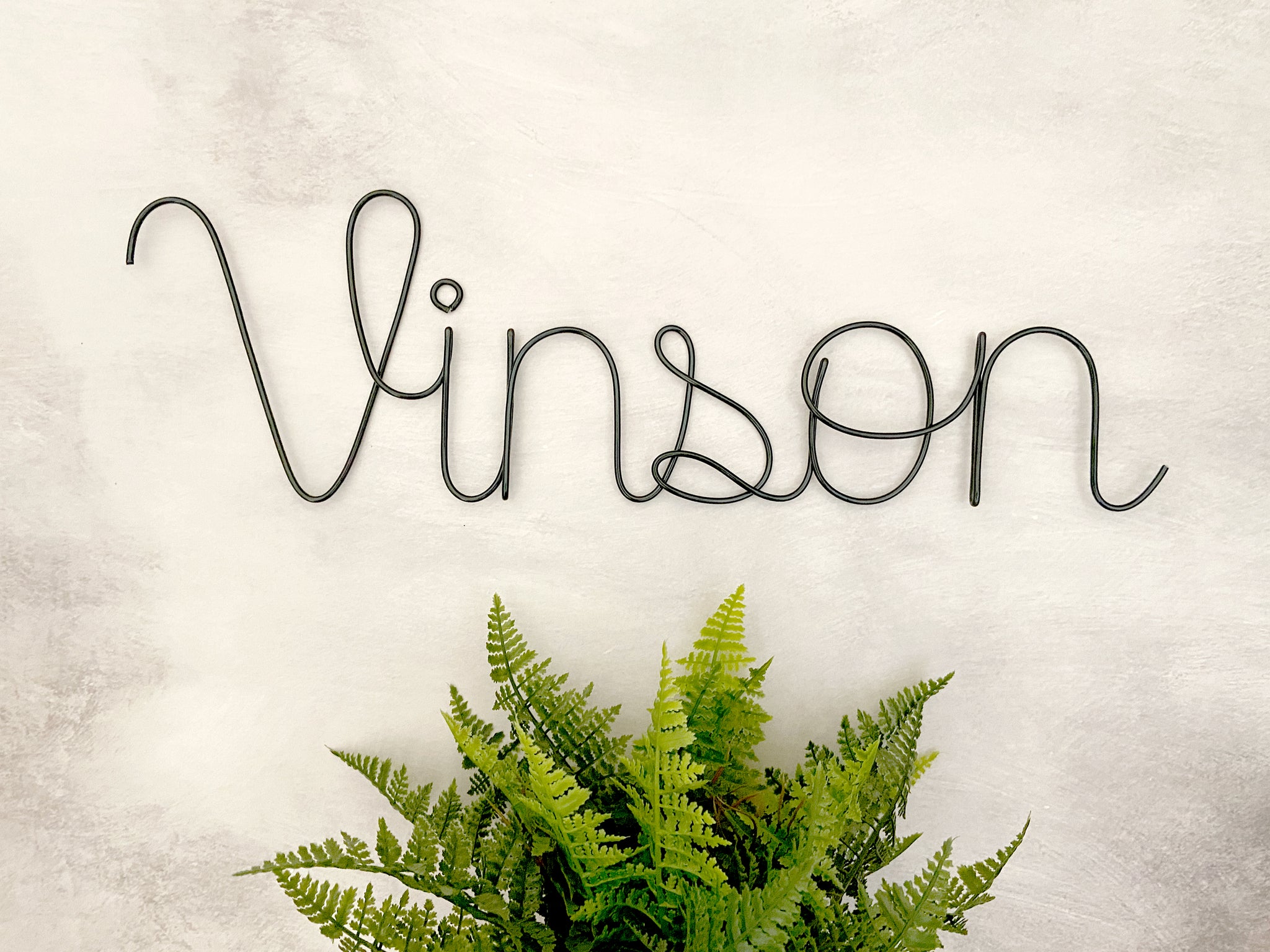 Custom Wire Words