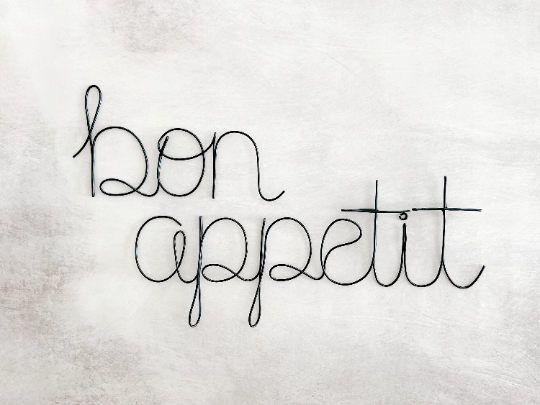 Bon Appetit Kitchen Sign
