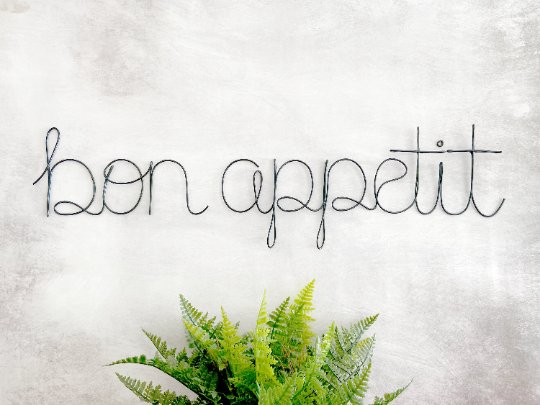 Bon Appetit Kitchen Sign