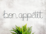 Bon Appetit Kitchen Sign