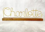 Personalized Freestanding Name Sign