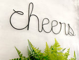 Cheers Wire Sign