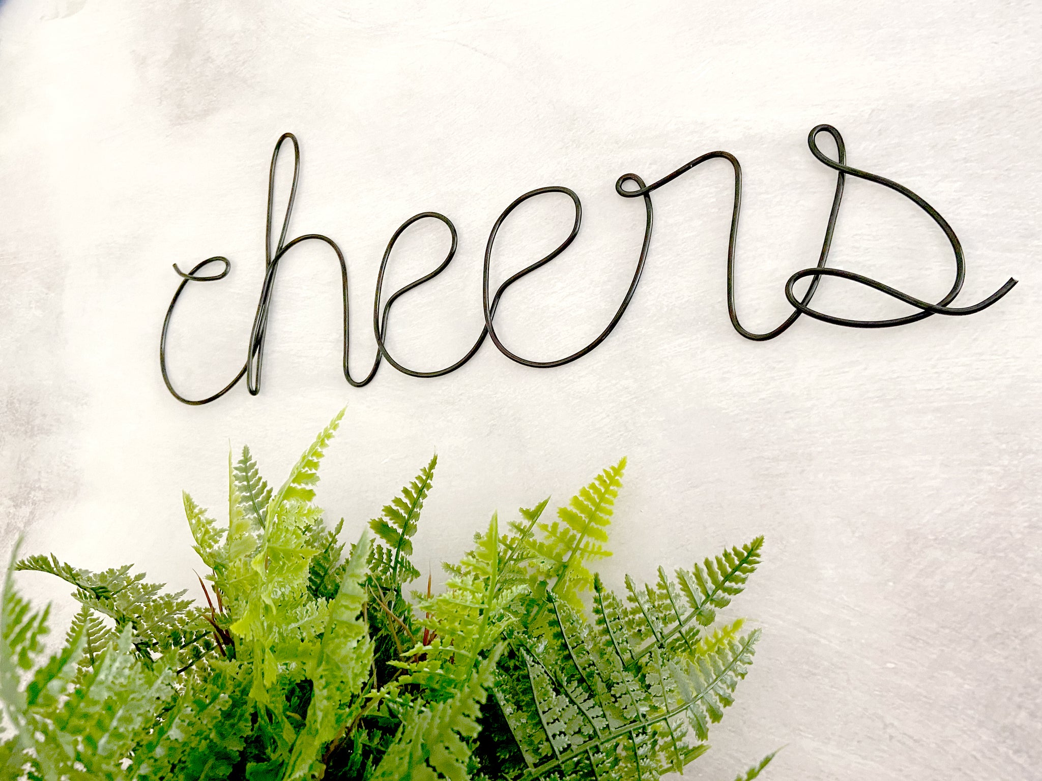 Cheers Wire Sign