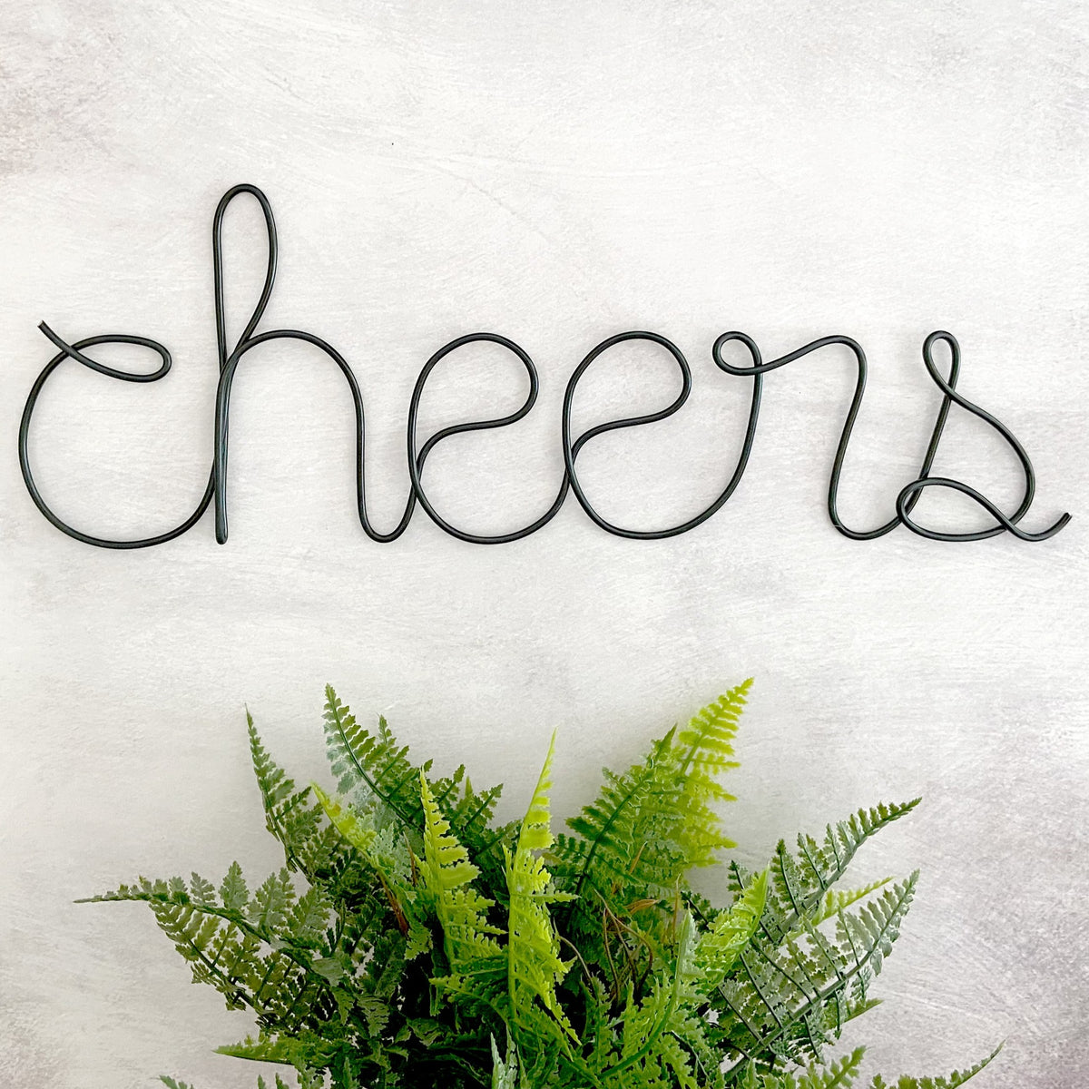 Cheers Wire Sign