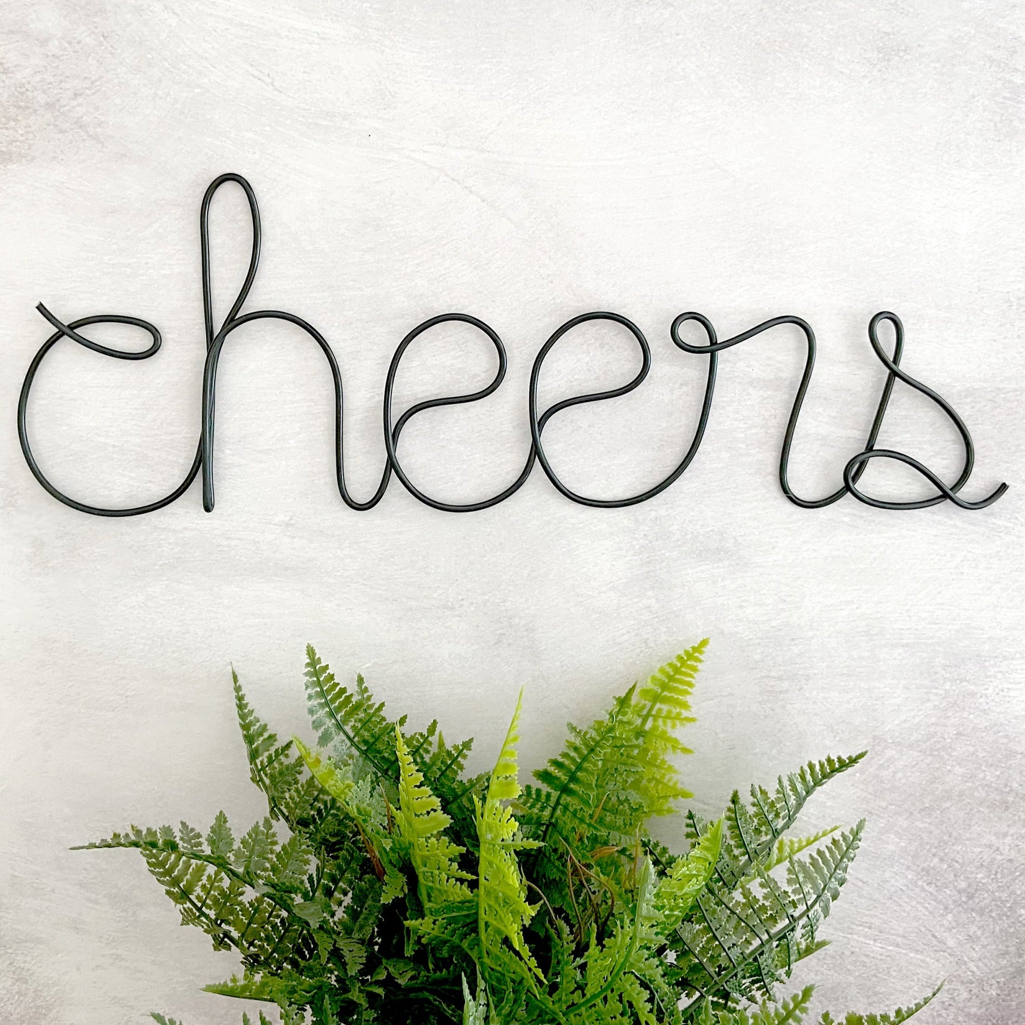 Cheers Wire Sign
