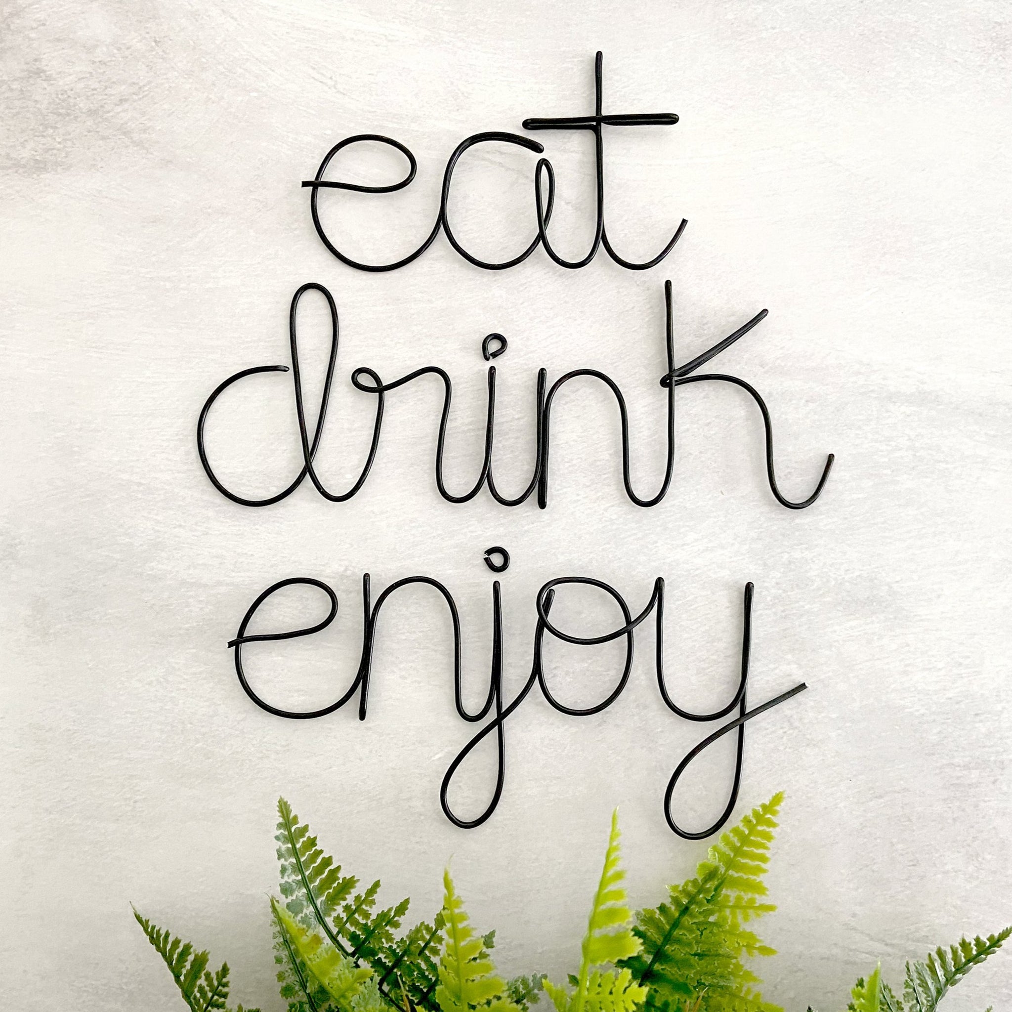 Eat Drink Enjoy Wall Decor