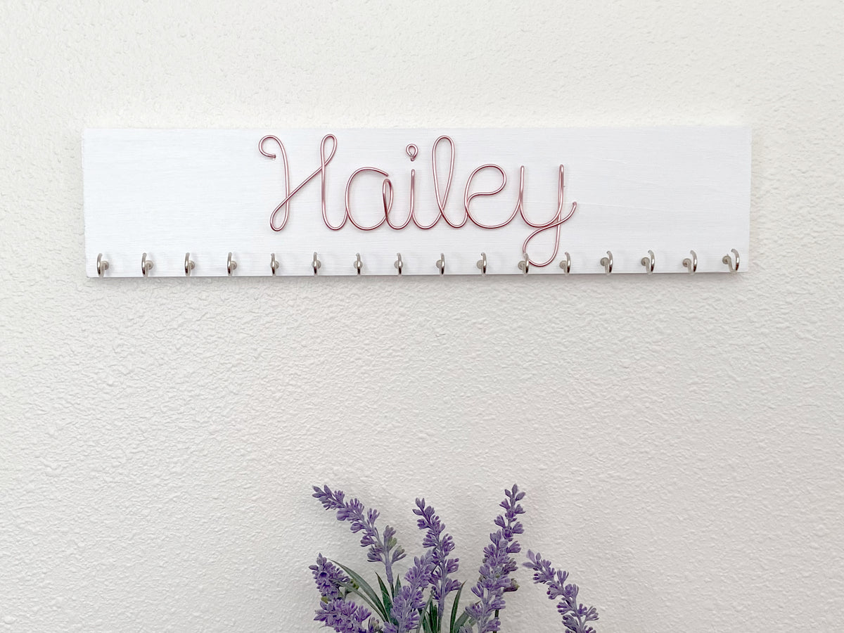 Personalized Necklace Hanger