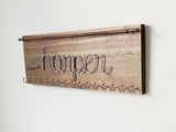 Personalized Necklace and Earring Holder