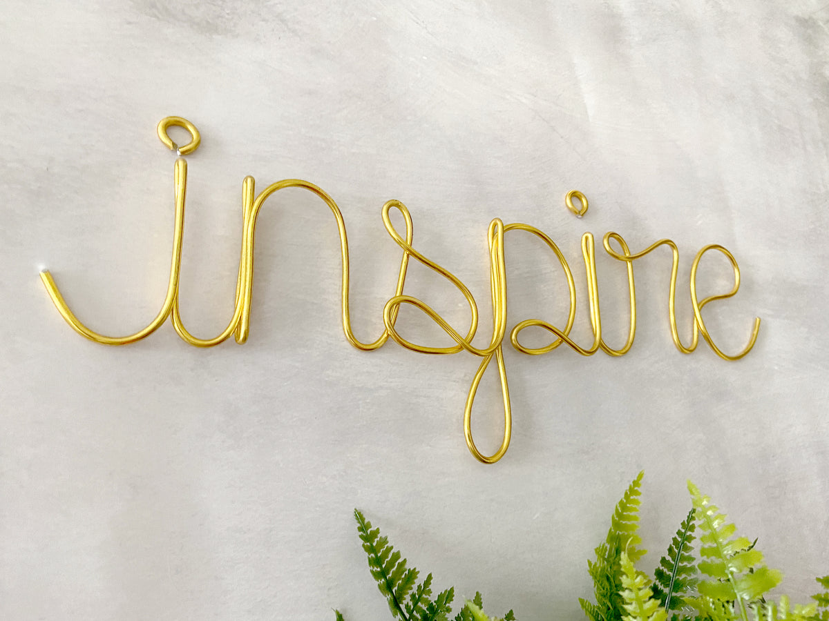 Inspire Wire Wall Art