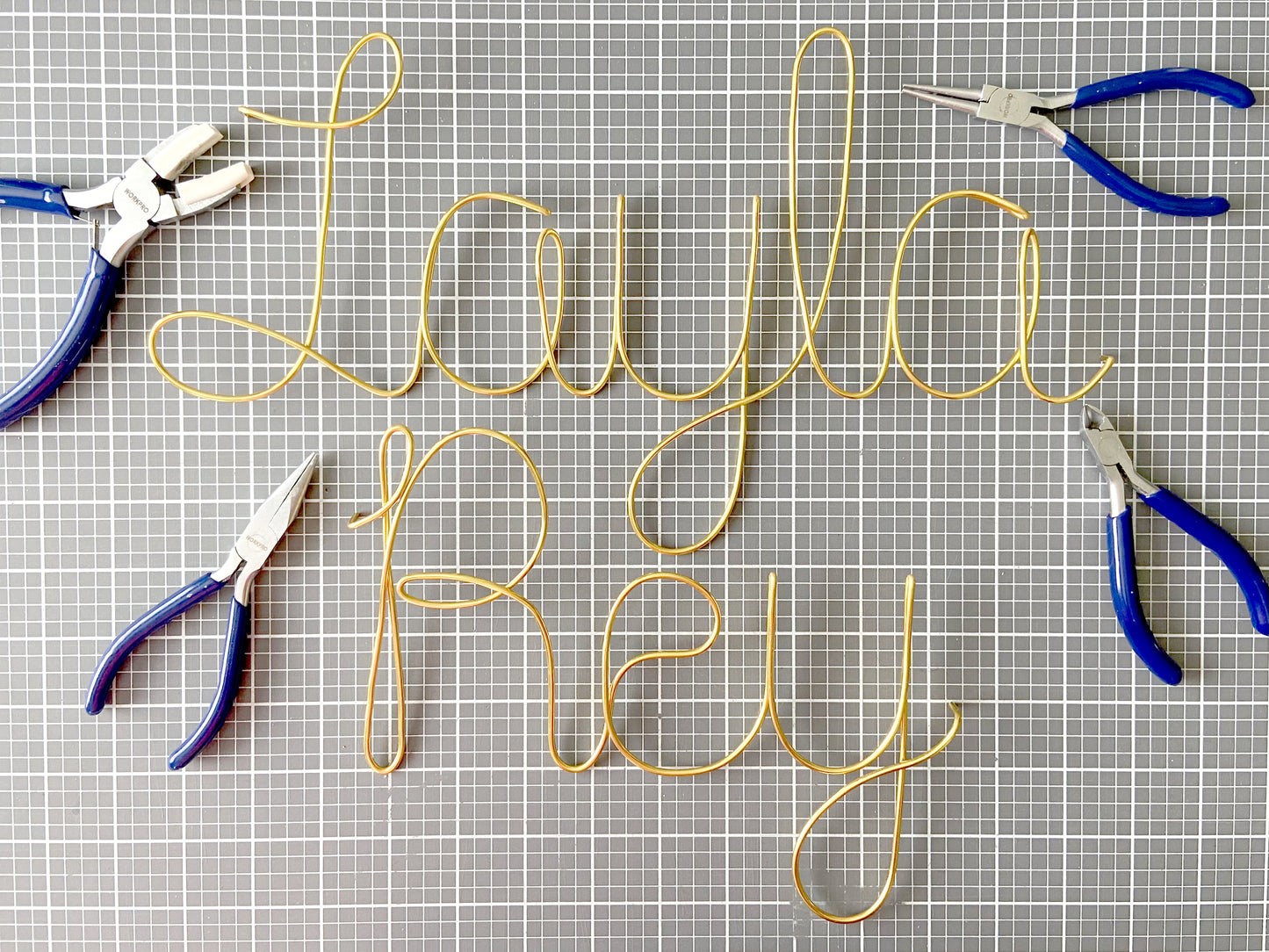 Custom Wire Words