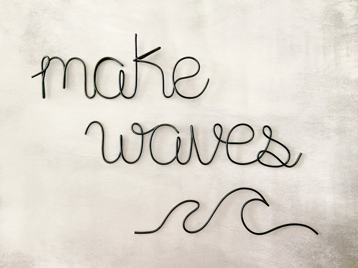 Make Waves Beach Wall Decor