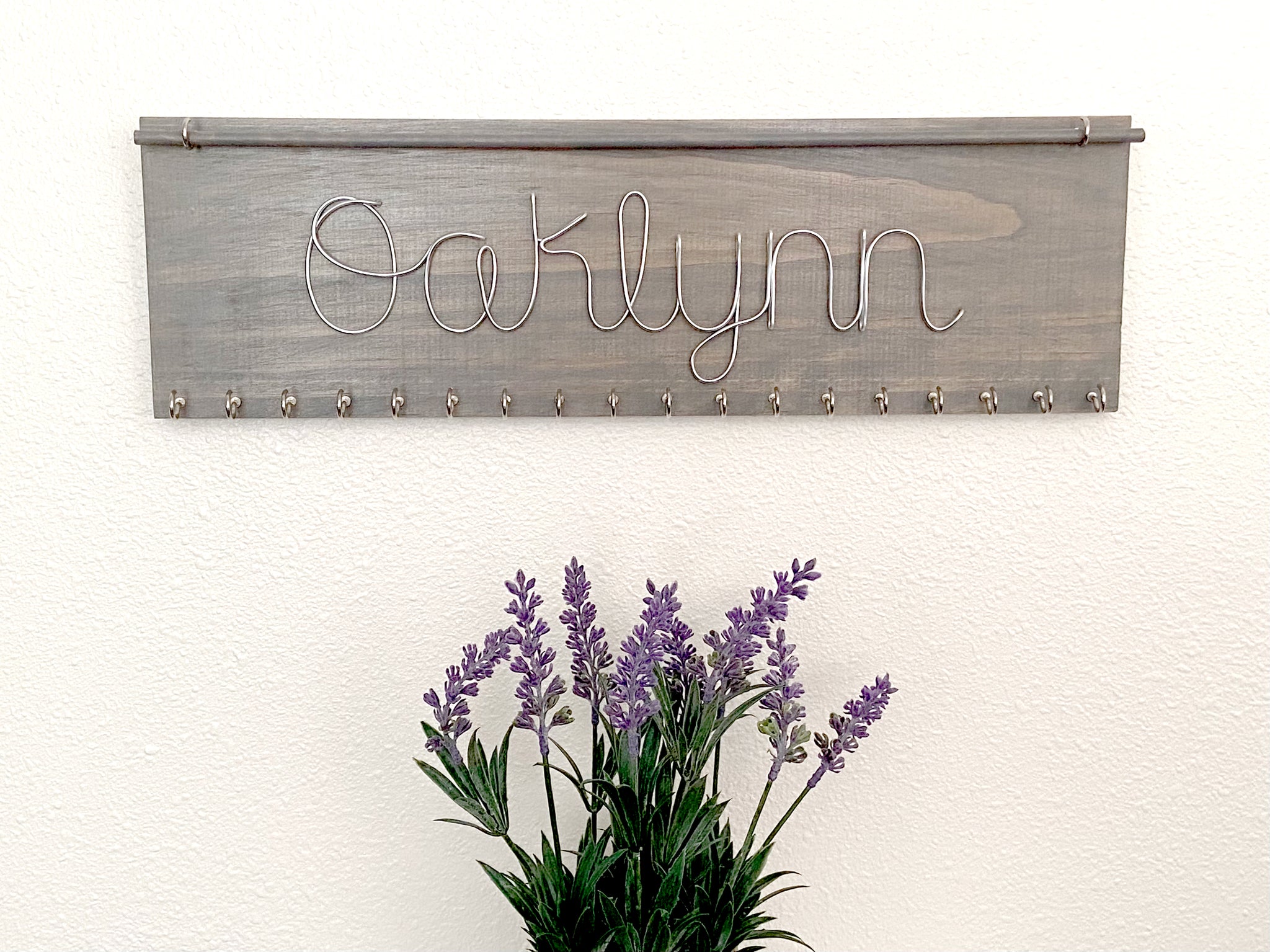 Personalized Necklace and Earring Holder