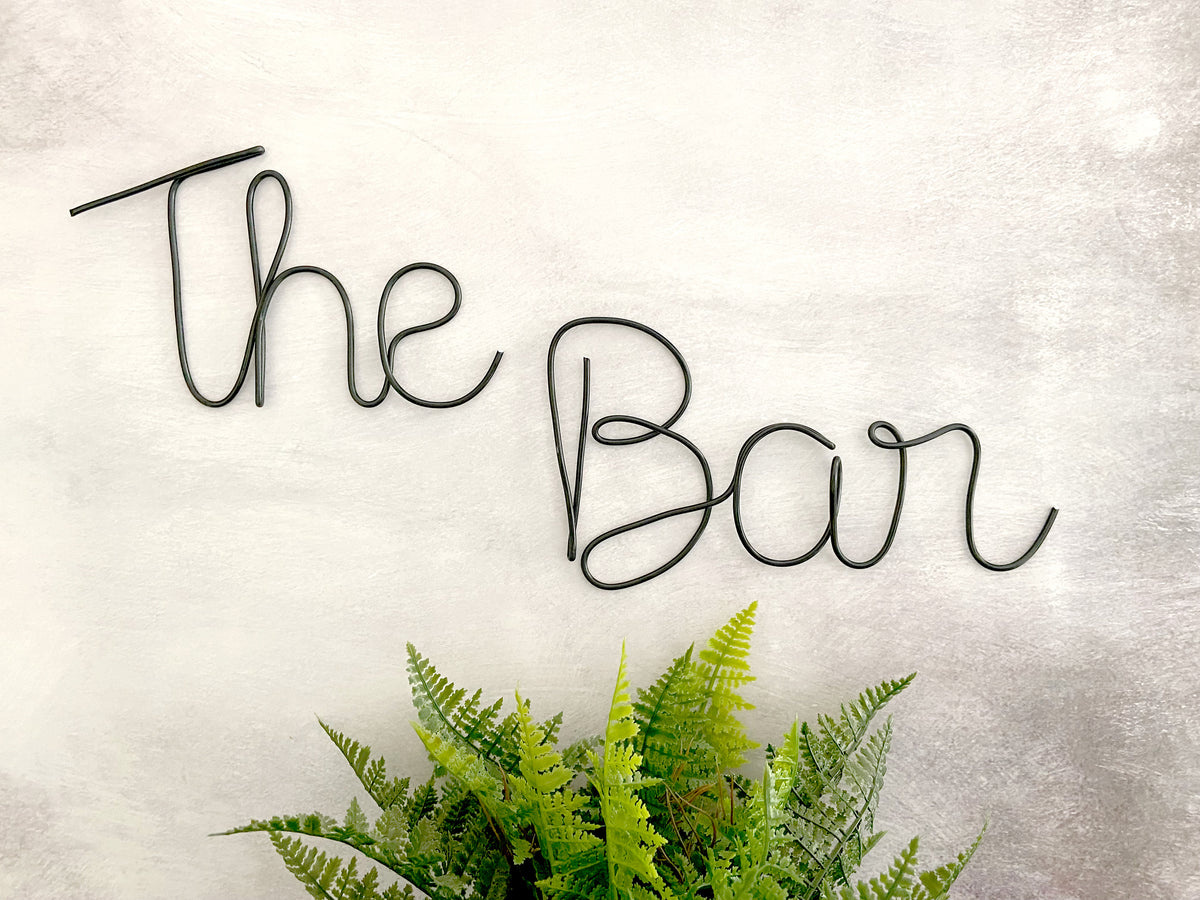 Home Bar Sign