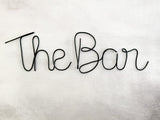 Home Bar Sign