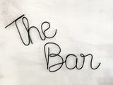 Home Bar Sign