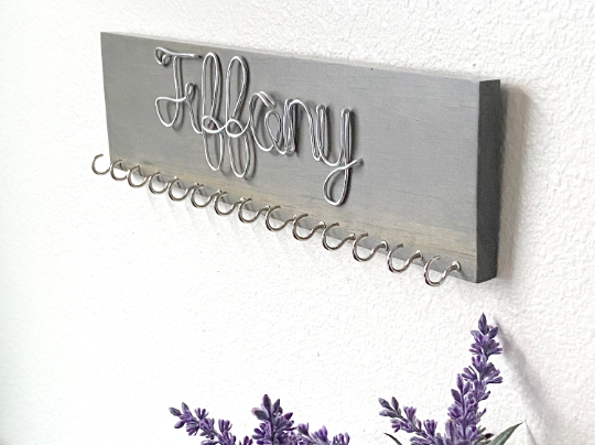 Personalized Necklace Hanger